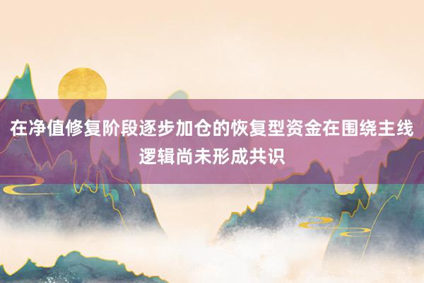 在净值修复阶段逐步加仓的恢复型资金在围绕主线逻辑尚未形成共识